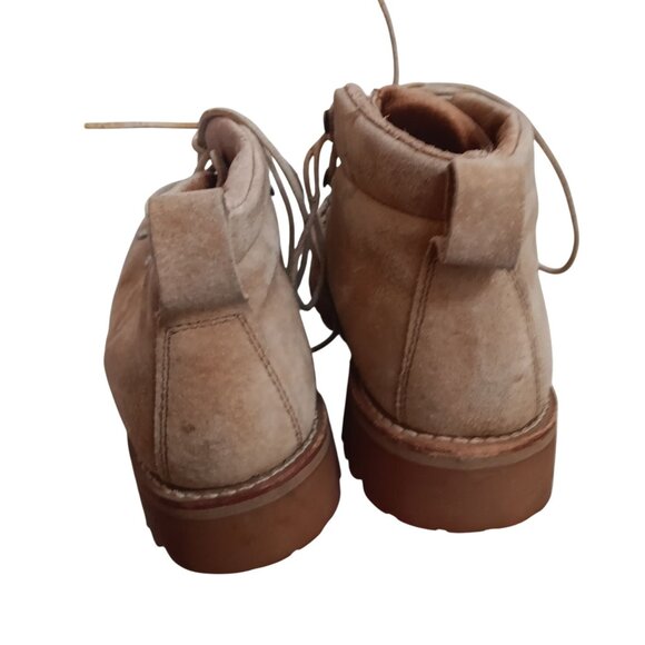 7.5 Womens Hiking Boots 80s Vintage Vibram Waffle Sole Mountaineering Wolverine - Picture 3 of 10